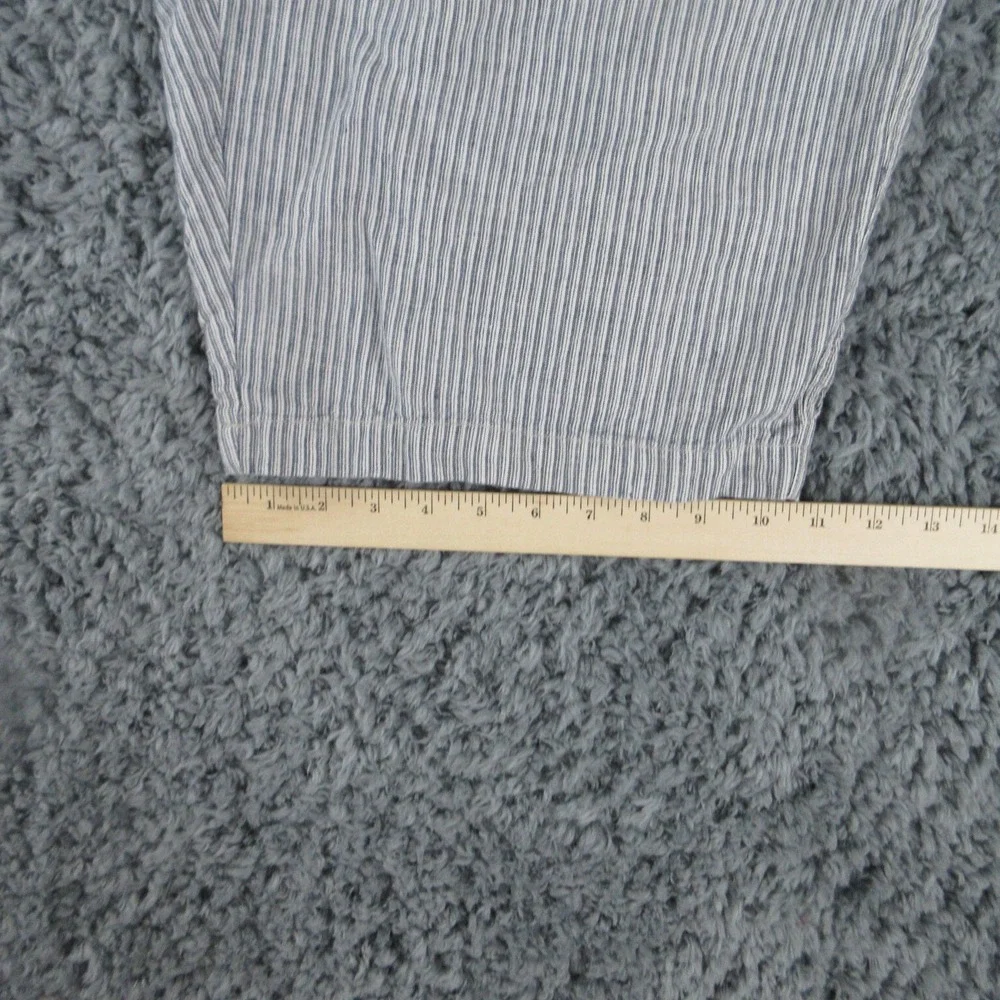 Tommy Bahama Shorts Mens 35 Blue Striped Linen Chino 34x9*